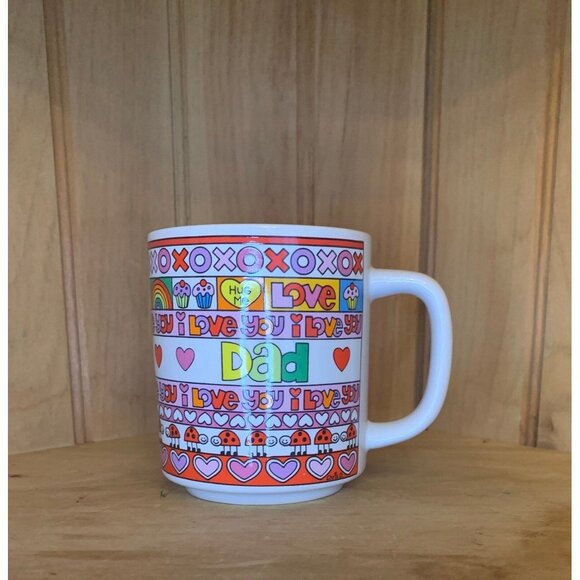 Vintage I Love Dad Coffee Mug Chris Davenport Love N Stuff - Picture 1 of 6